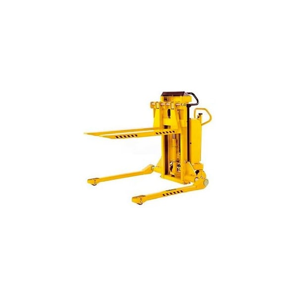 Southworth Products Corp. Southworth PalletPal Mobile Leveler Stacker 2200 Lbs. Adj. Forks 51 ID Legs - PMLS-22-35-ME PMLS-22-35-ME 51 Straddle ID - main